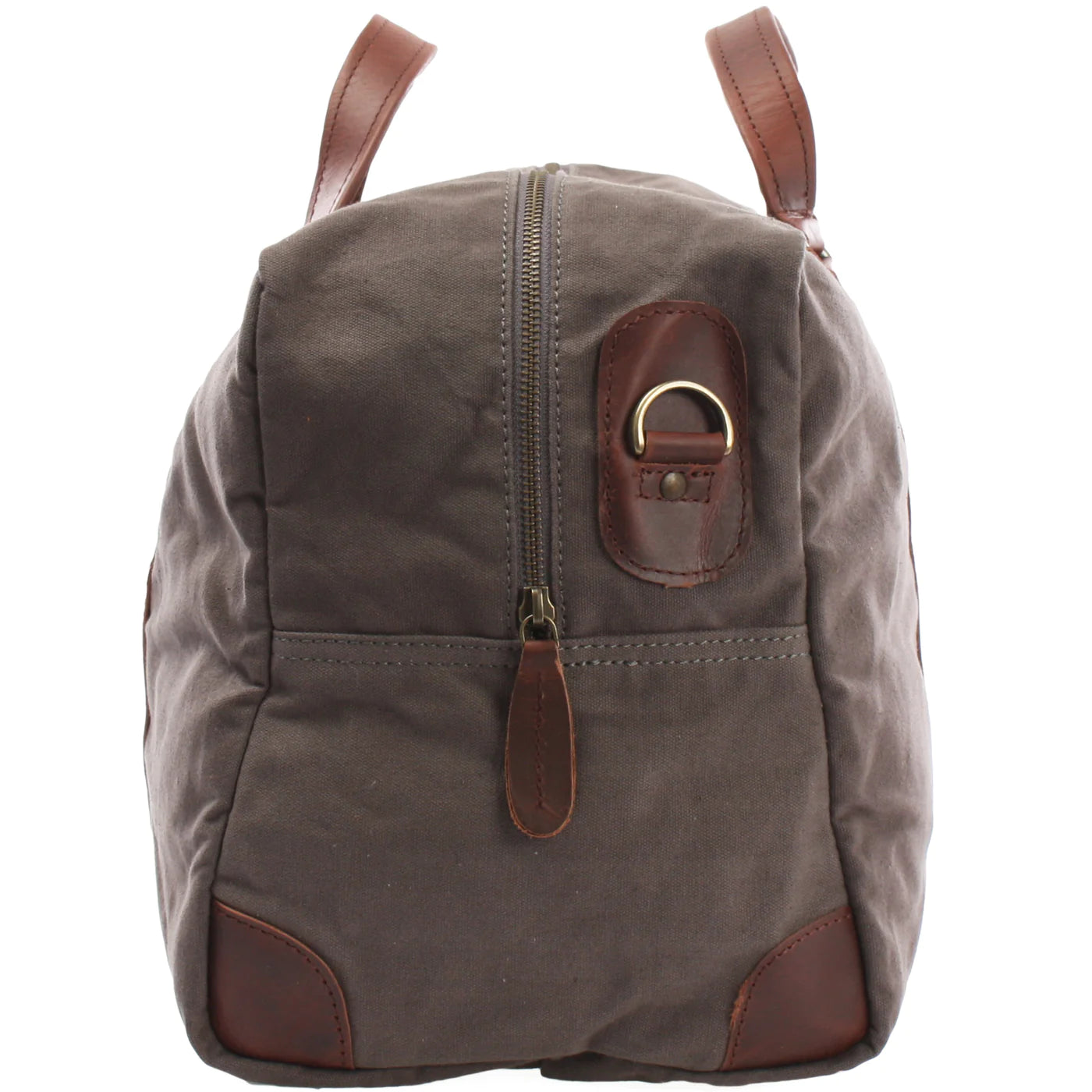 Soft Canvas Leather Messenger Bag