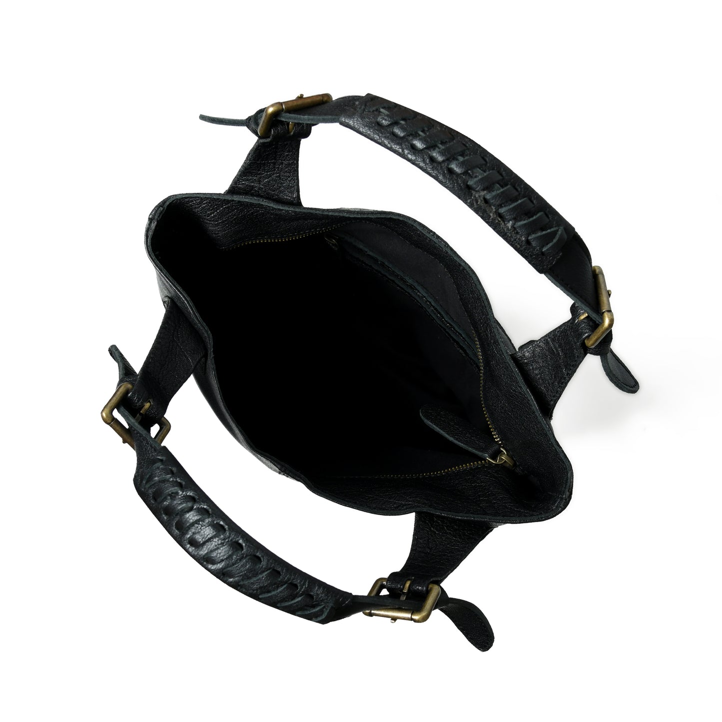 Buffalo Shrinkage Leather Tote Bag