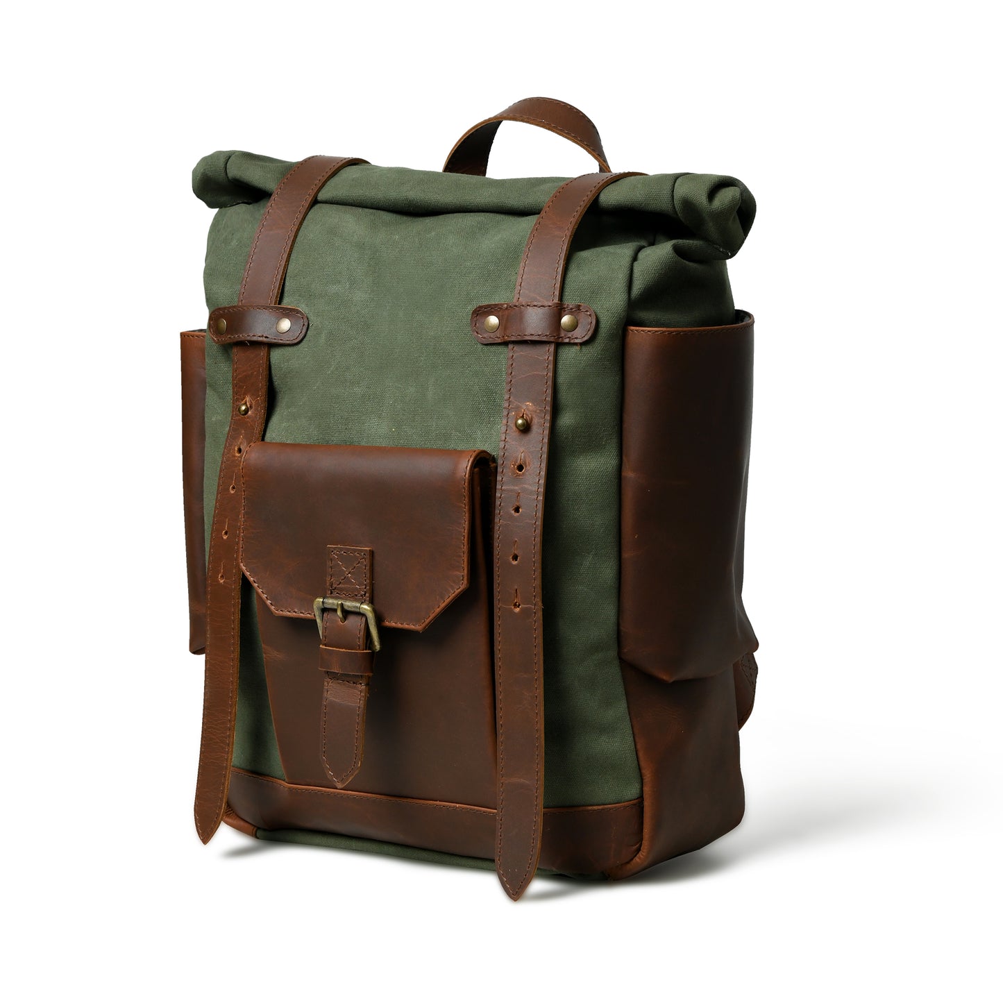 Suede Leather Backpack