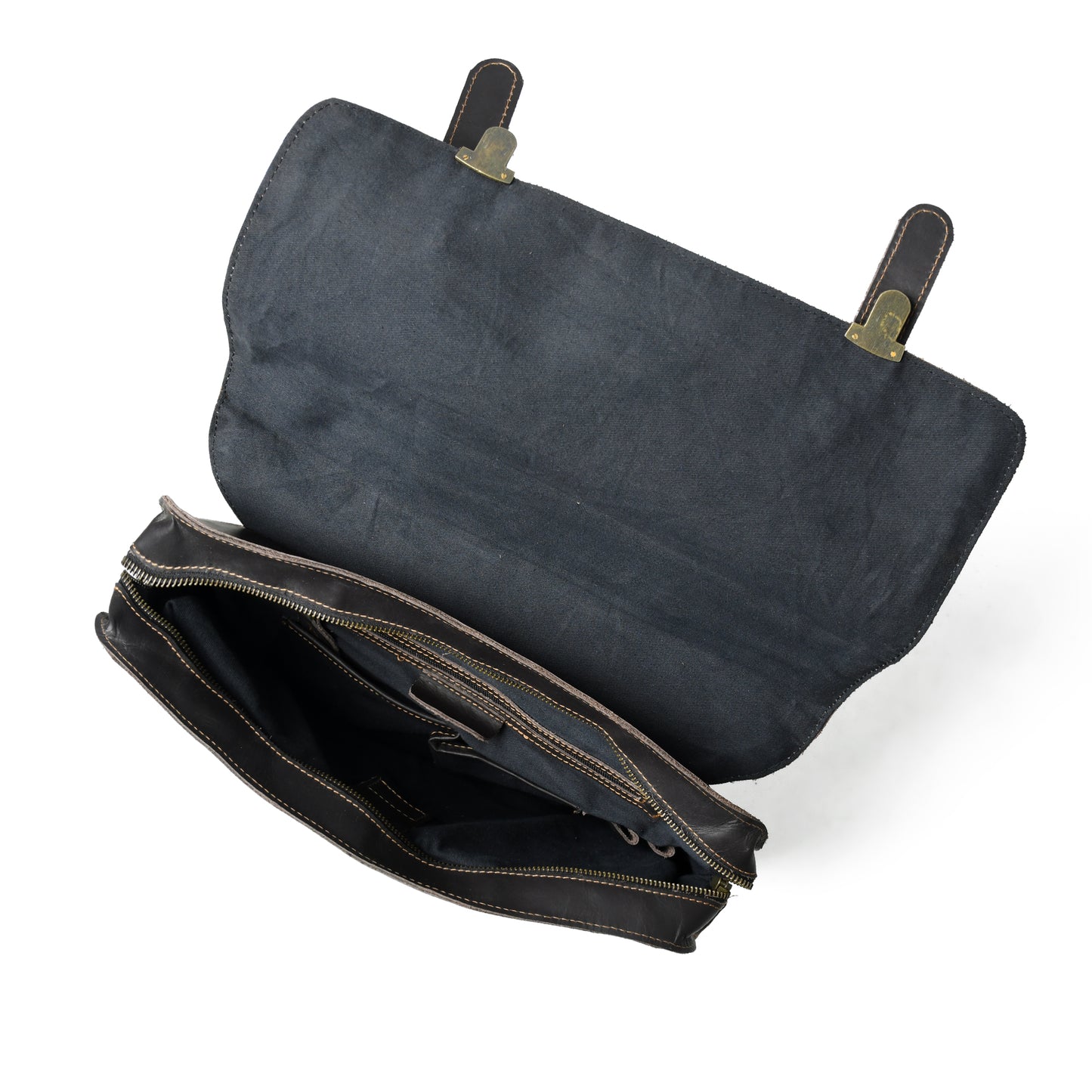 Buff Waxy Laptop Bag