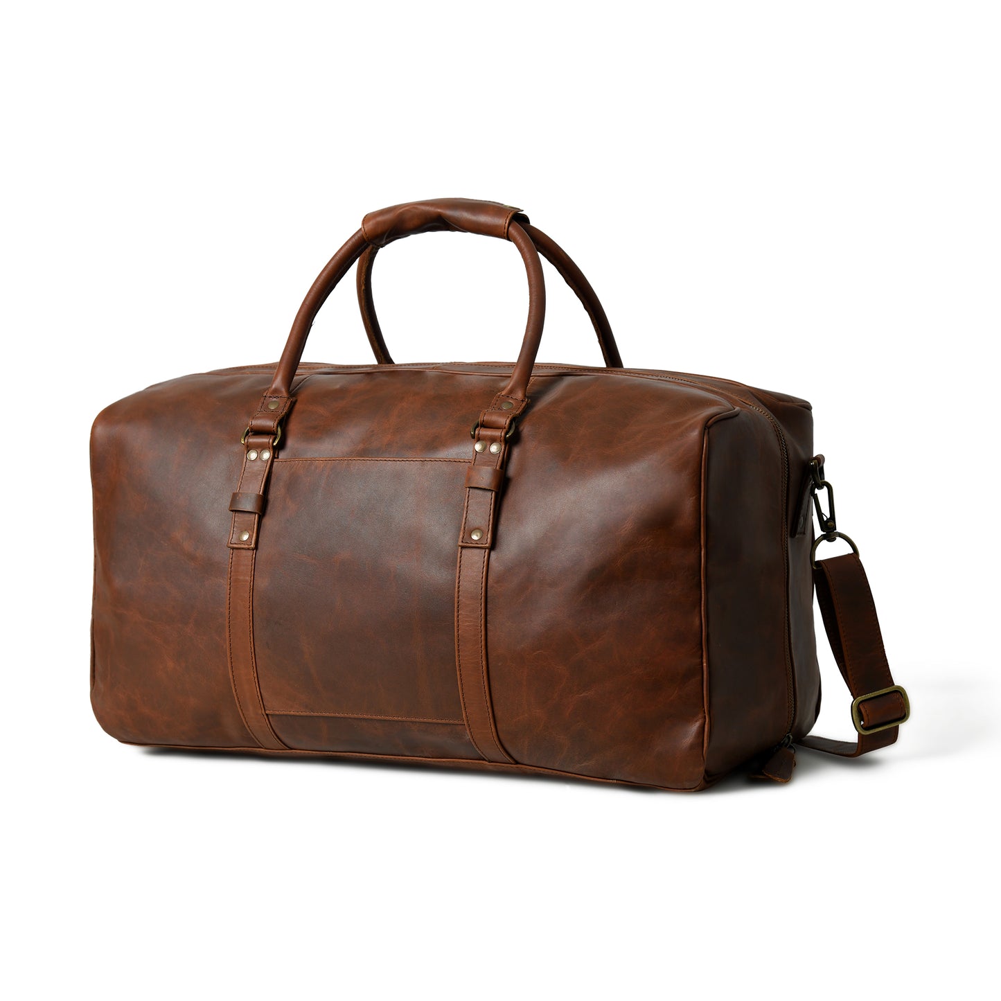 Voyage in Style with Cow Waxy Leather Travel Bag