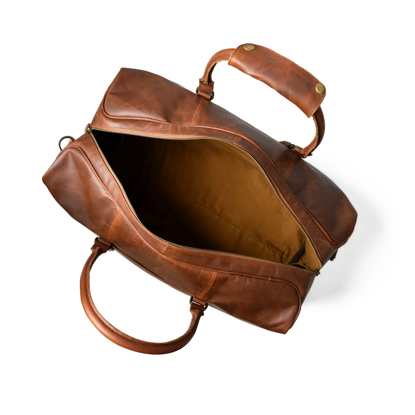 Voyage in Style with Cow Waxy Leather Travel Bag