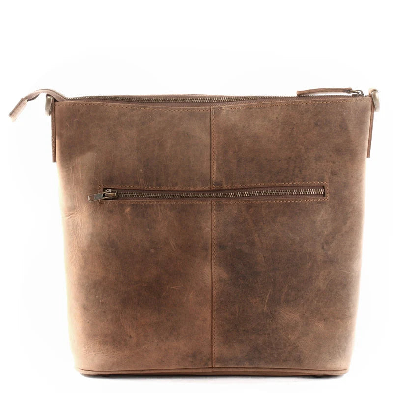 Leather Shoulder Bag - Ladies' Elegant & Versatile