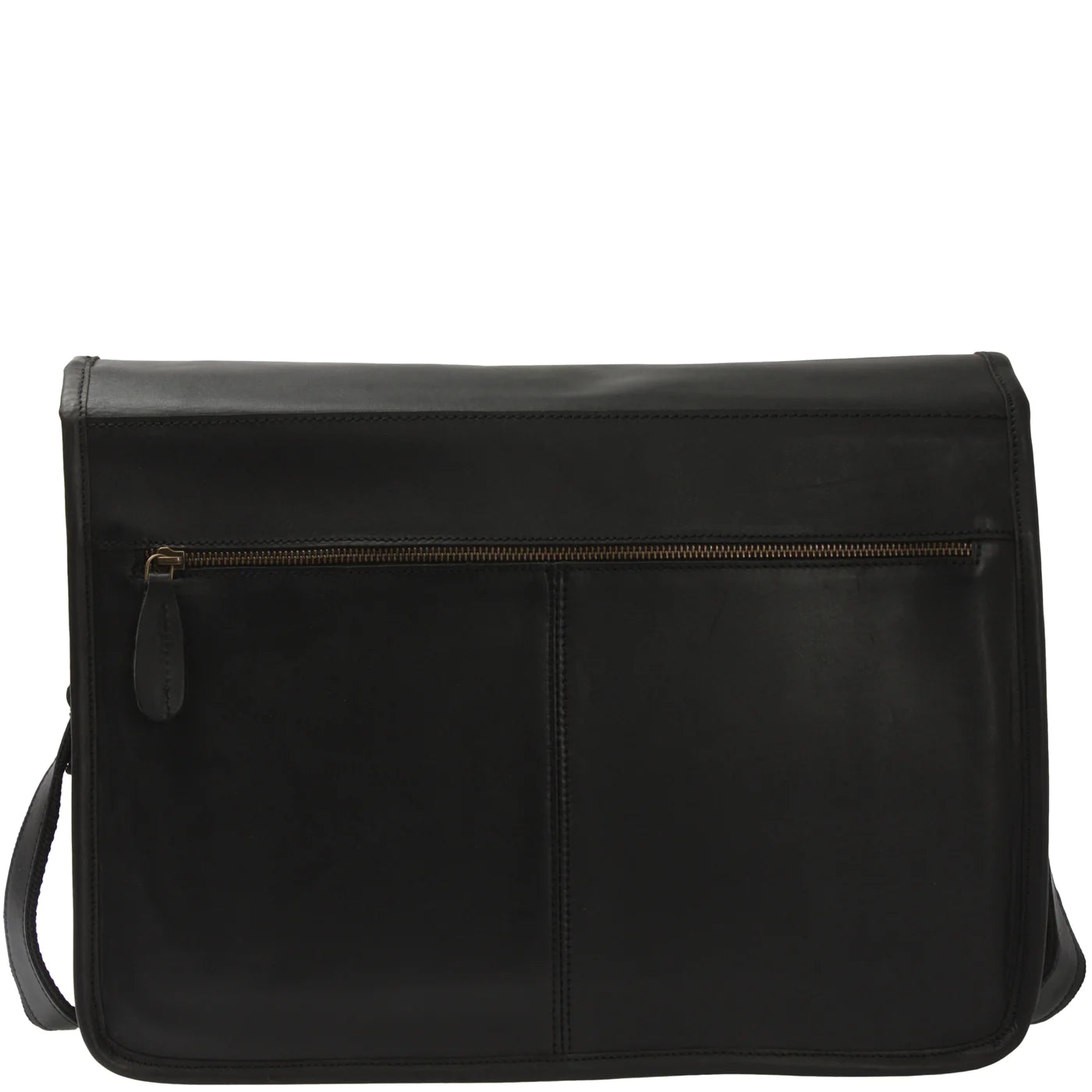 Versatile Traveler: Leather Messenger Bag