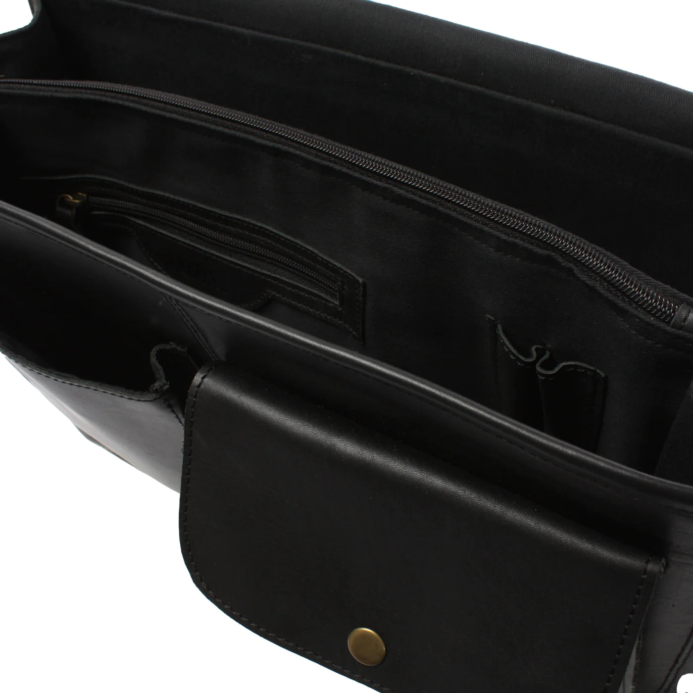 Versatile Traveler: Leather Messenger Bag