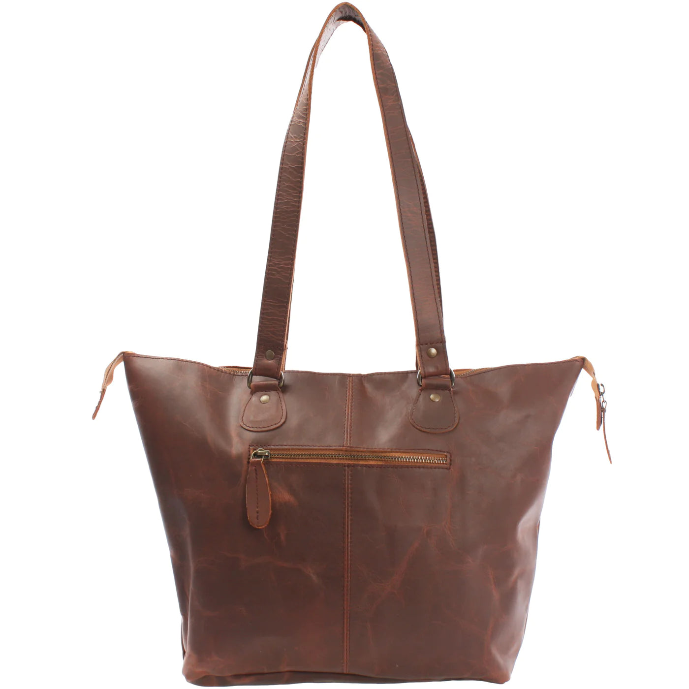 Urban Whisper: Waxed Leather Messenger Bag