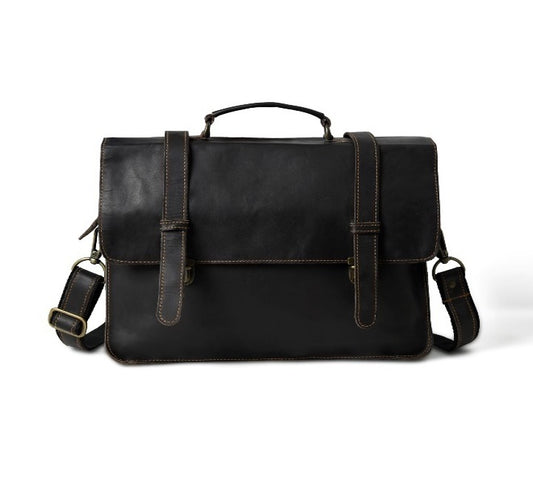 Buff Waxy Laptop Bag