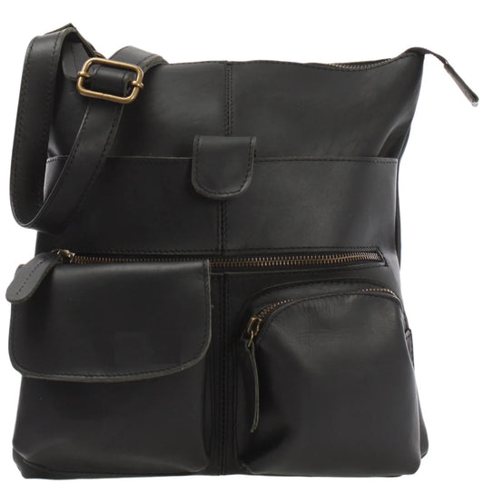 Cowhide Leather Crossbody Bag