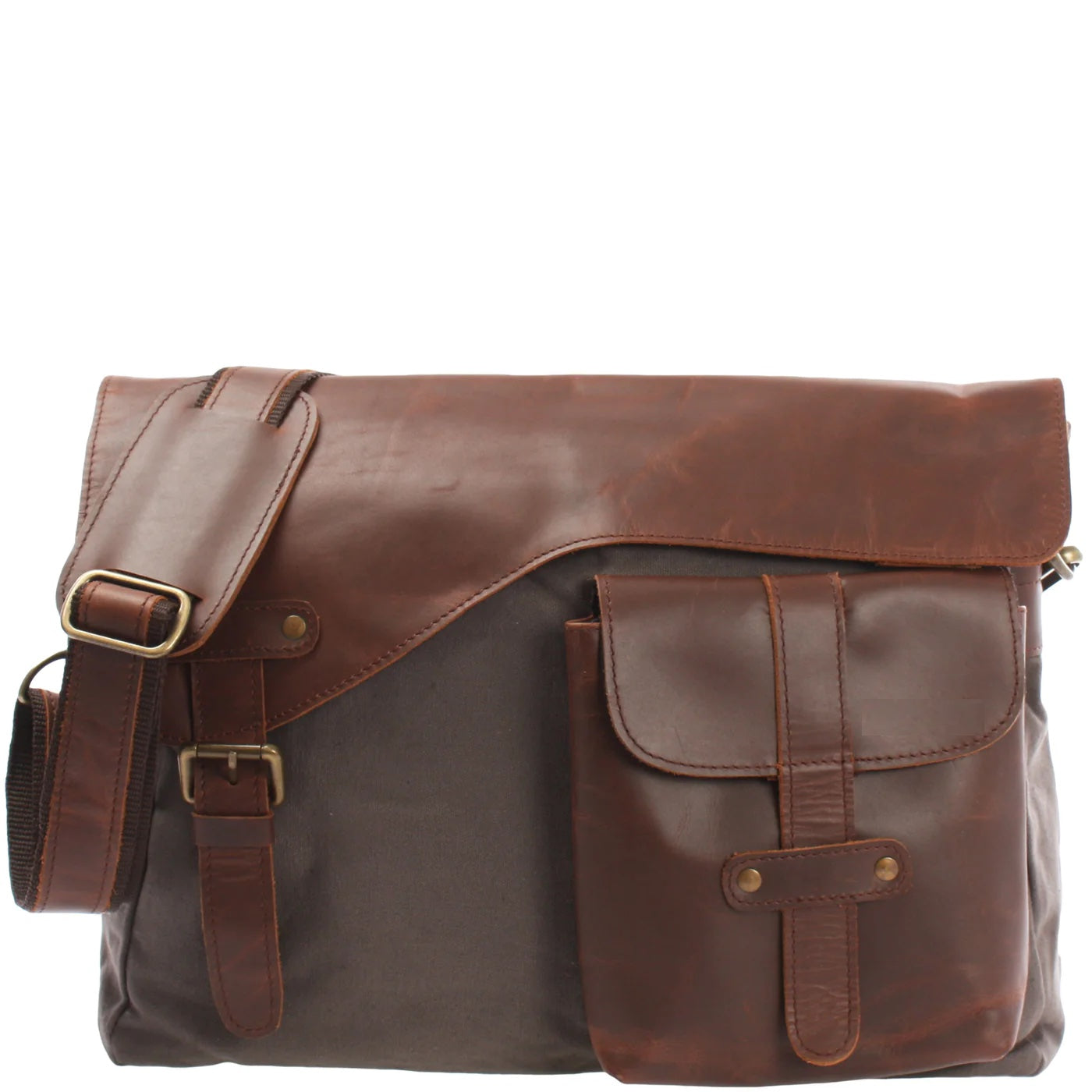 Leather Messenger Bag