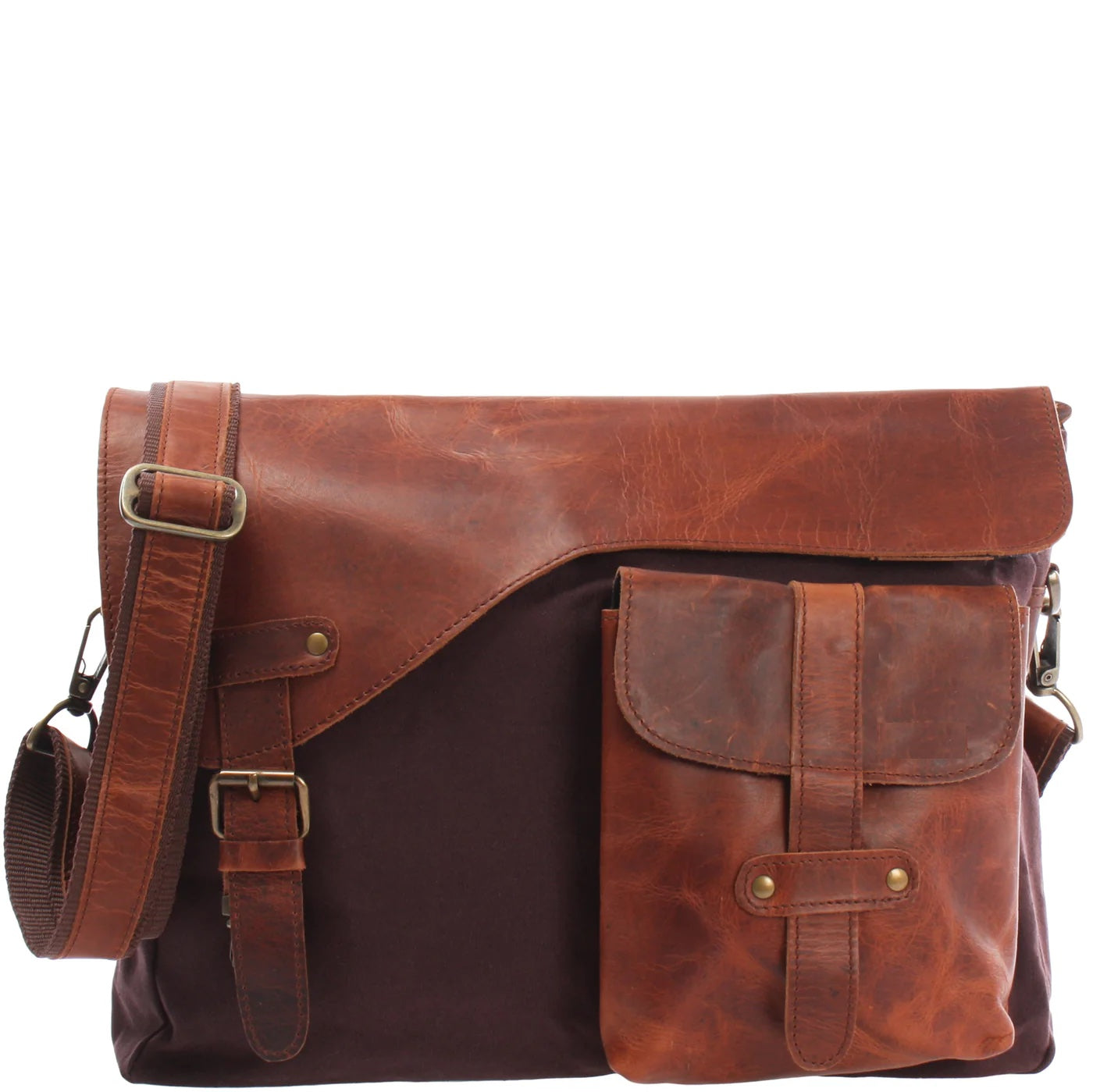 Leather Messenger Bag