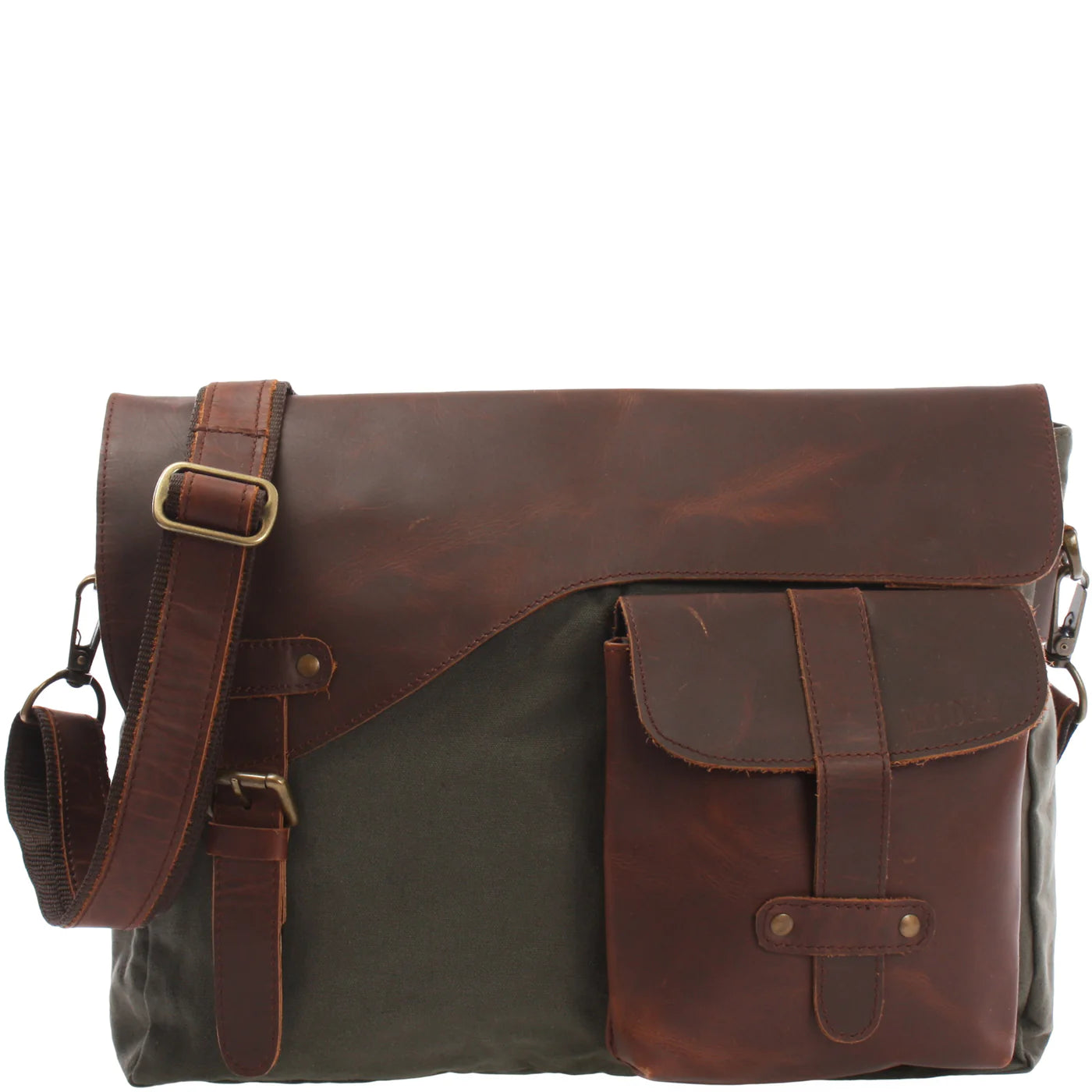 Leather Messenger Bag