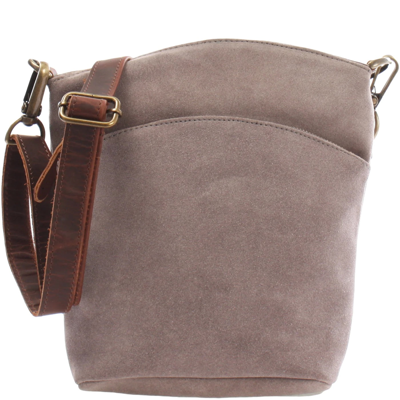 Suede Leisure Shoulder Bag