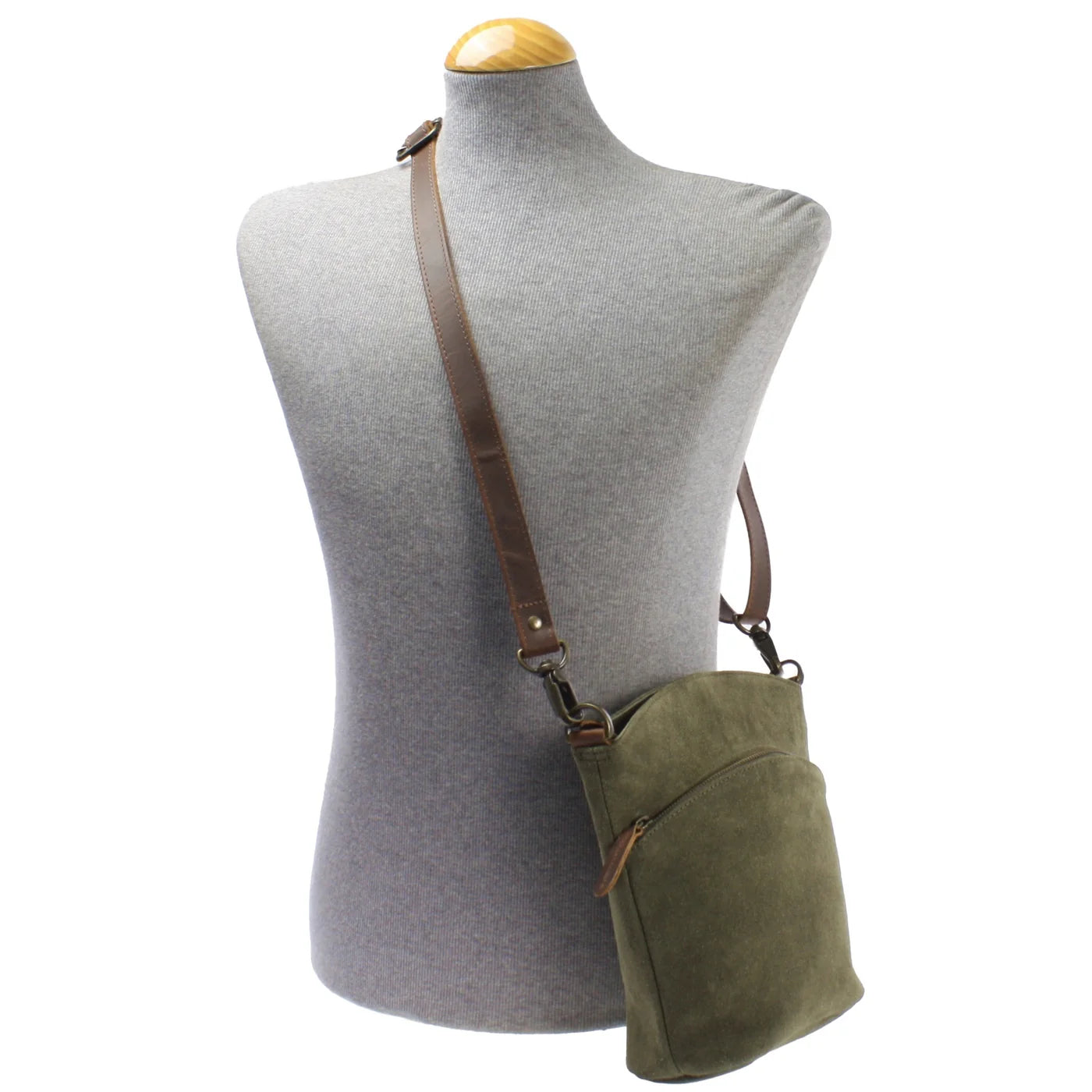 Suede Leisure Shoulder Bag