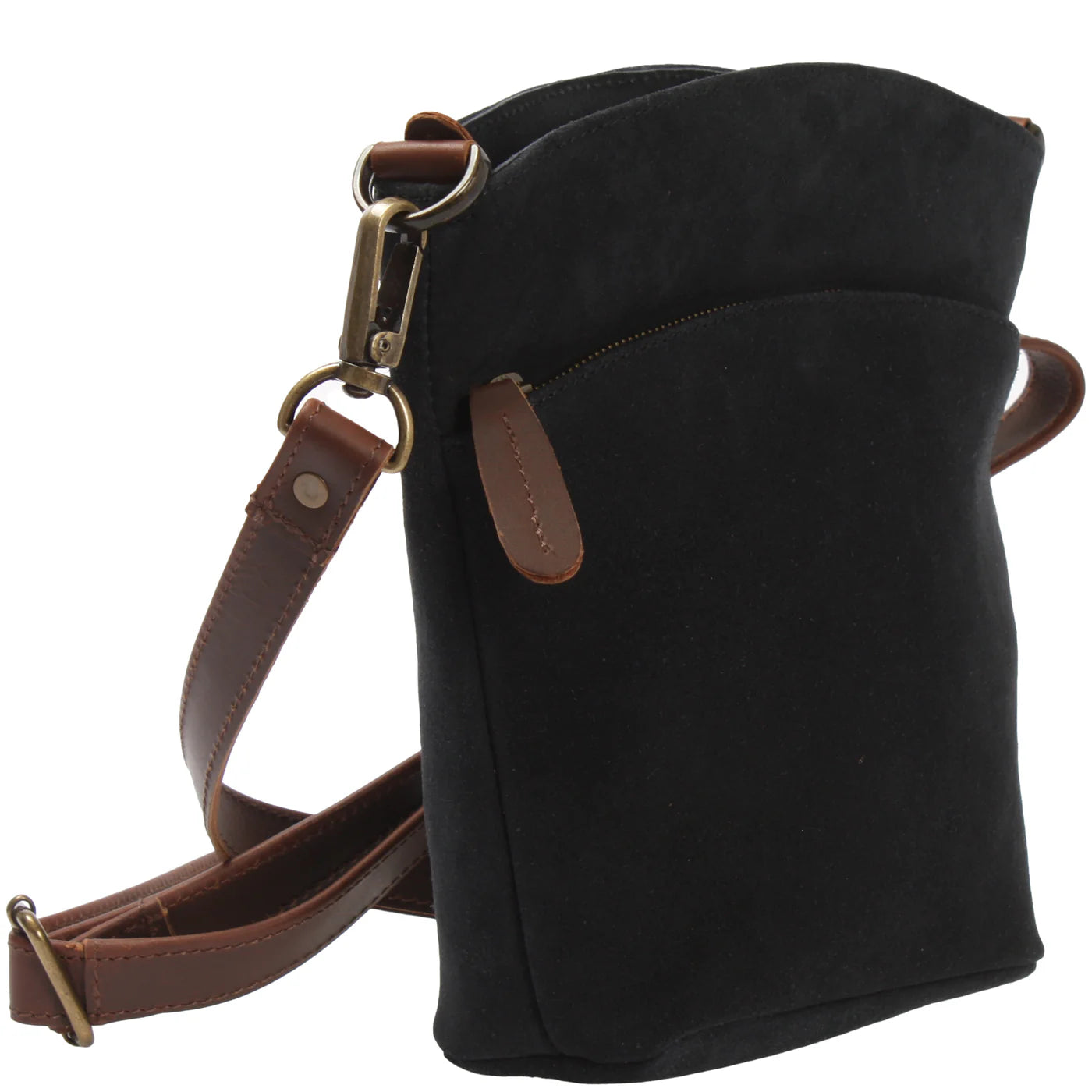 Suede Leisure Shoulder Bag