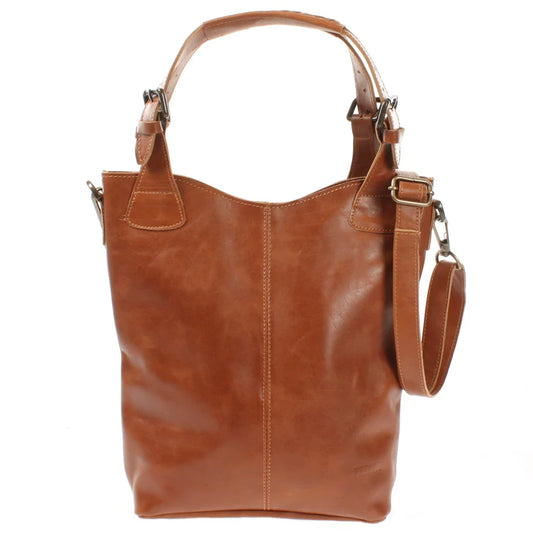 Soft Buffalo Leather Shoulder Bag - Versatile & Spacious