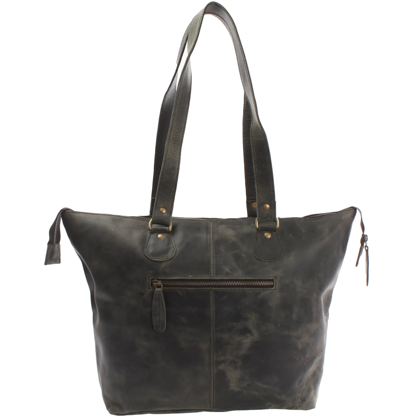 Urban Whisper: Waxed Leather Messenger Bag